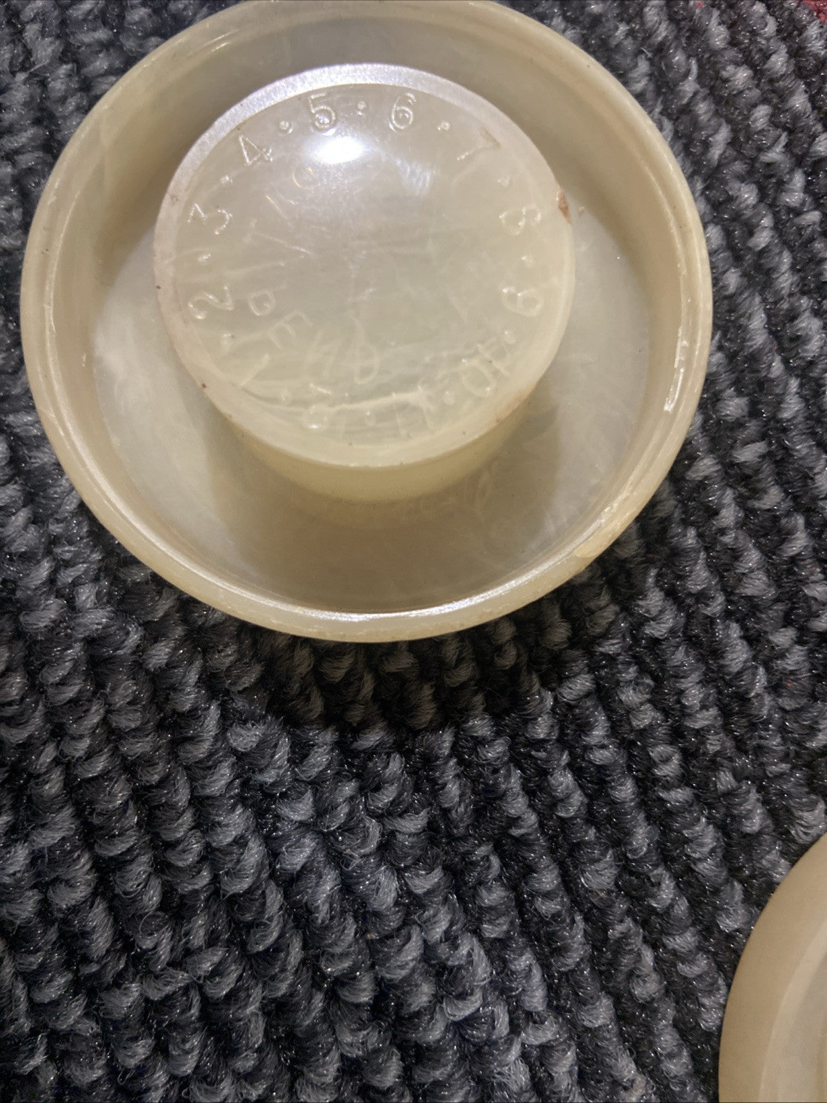 Stanhome Collapsible Travel Drinking Cup and Lid w/ Pill Holder Vintage