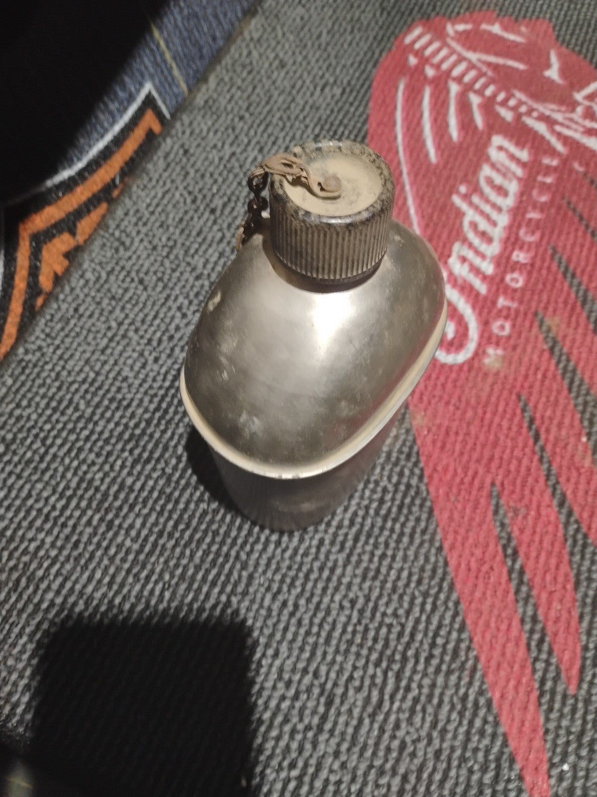 Vintage 1945WWII Canteen G.R.&F. CO  w/ Canvas Holder