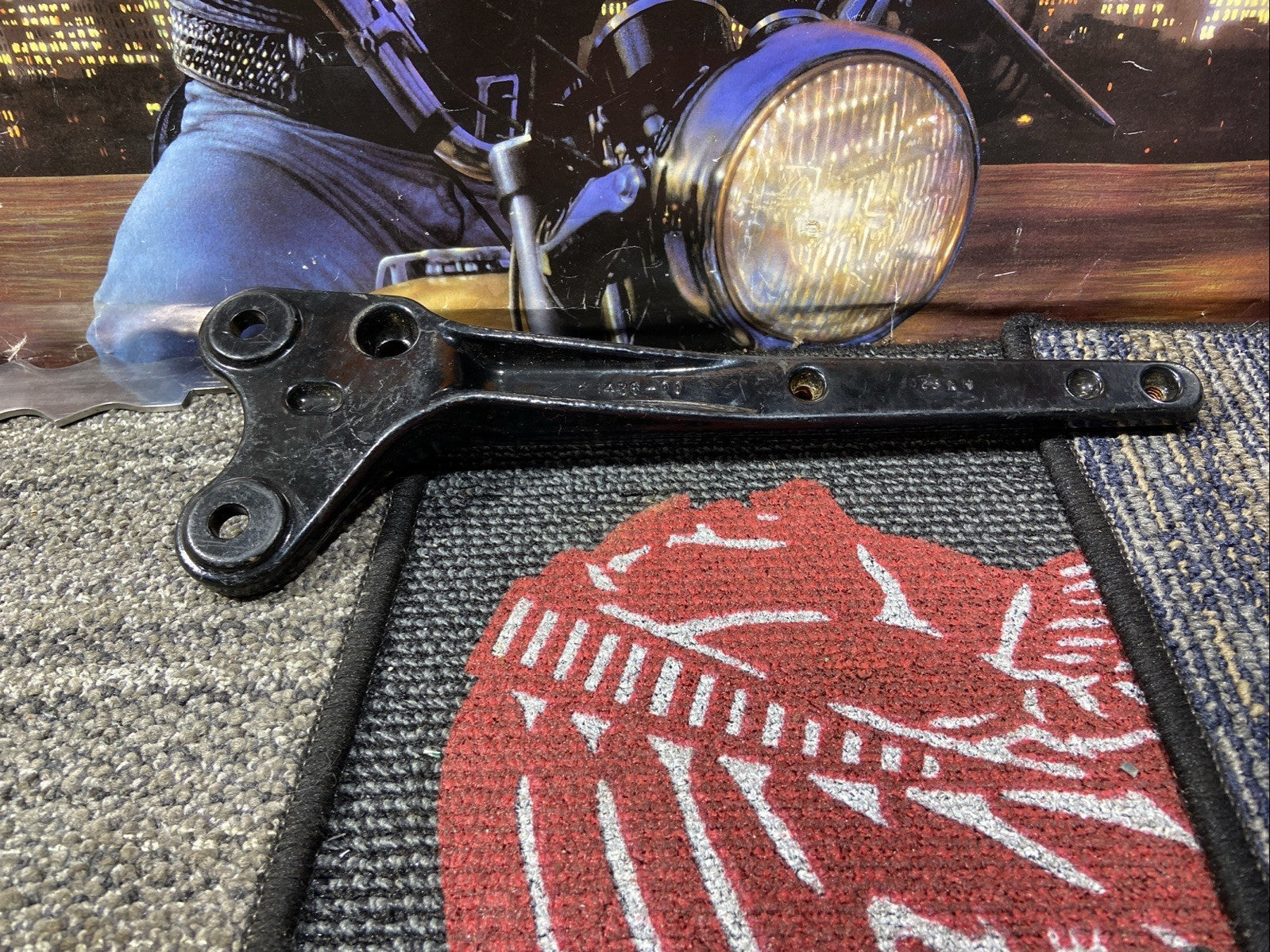 Harley OEM 65436-00 Exhaust support 00-06 FLSTF FXSTD