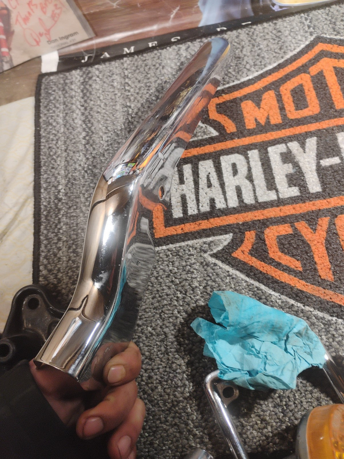 2000-06 Harley Davidson Electra Glide Ultra Classic CVO FENDER  Left STRUT COVER