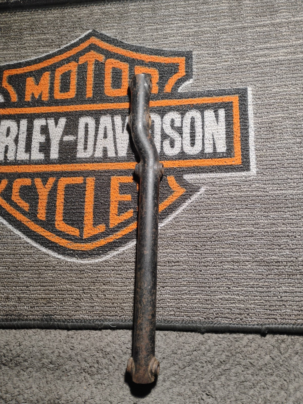 Harley Original Exhaust Support Holder Exhaust Mount Black Panhead