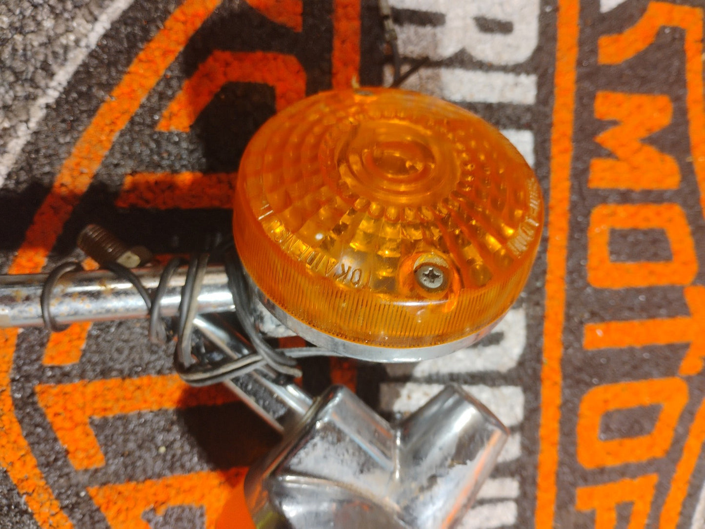 Vintage Suzuki Left & right rear turn signals blinker set Pair WORKING! 