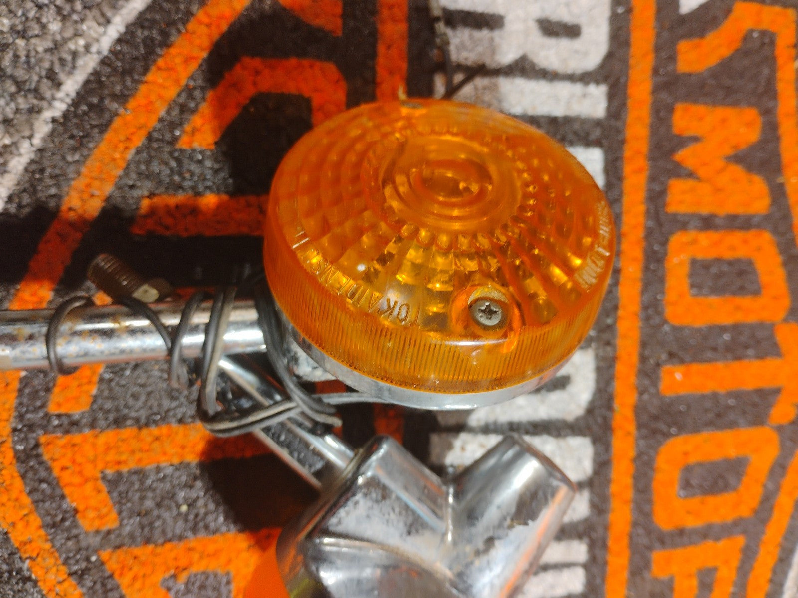 Vintage Suzuki Left & right rear turn signals blinker set Pair WORKING! 