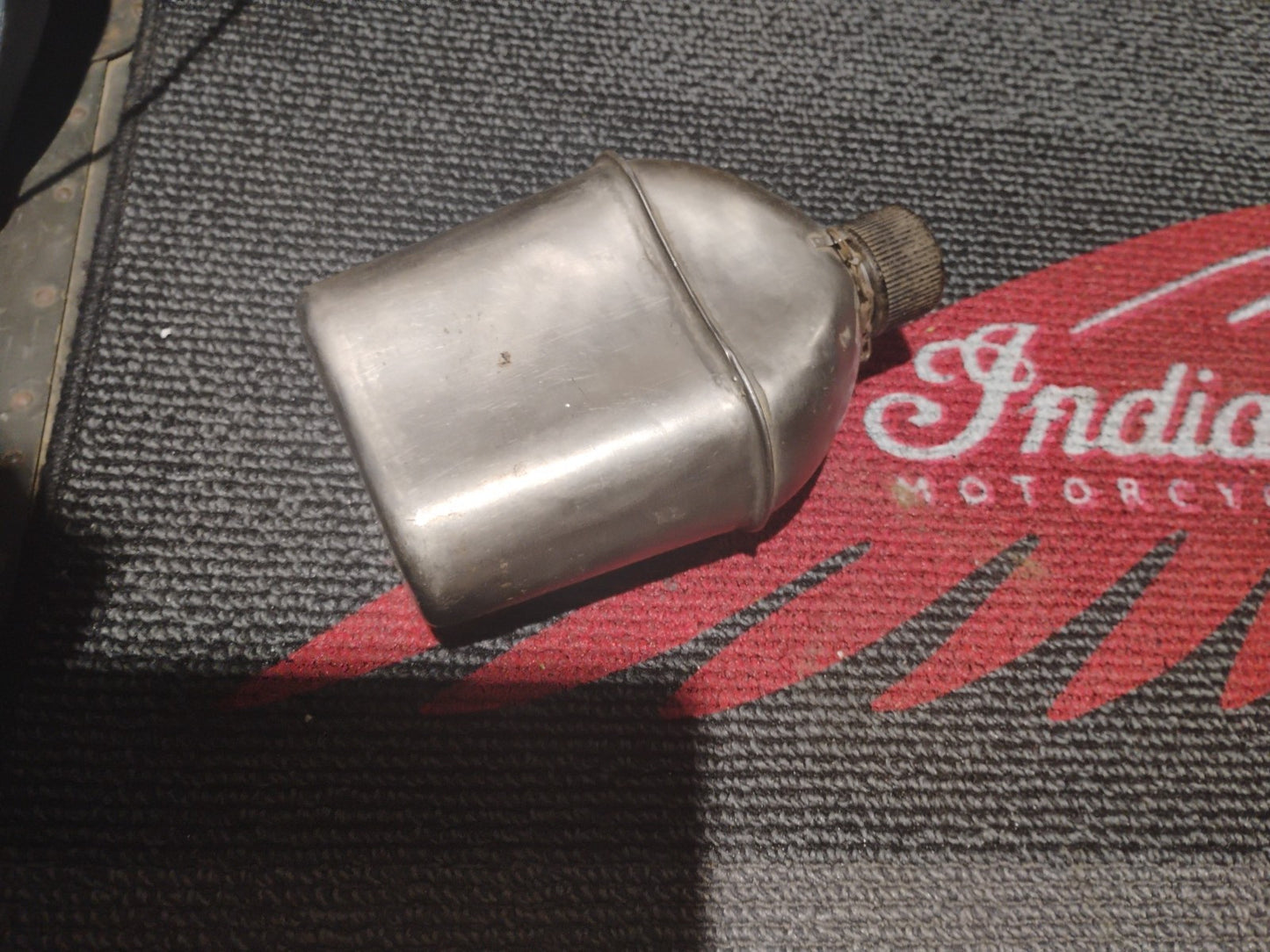 Vintage 1945WWII Canteen G.R.&F. CO  w/ Canvas Holder