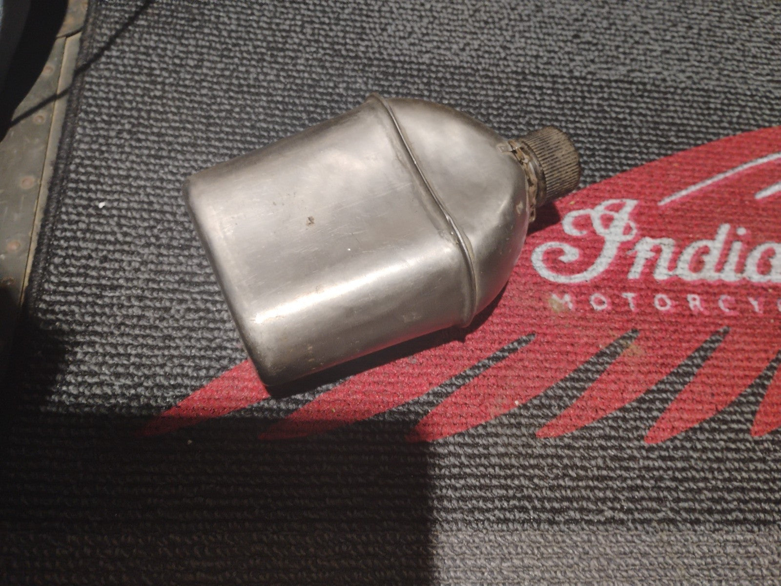 Vintage 1945WWII Canteen G.R.&F. CO  w/ Canvas Holder