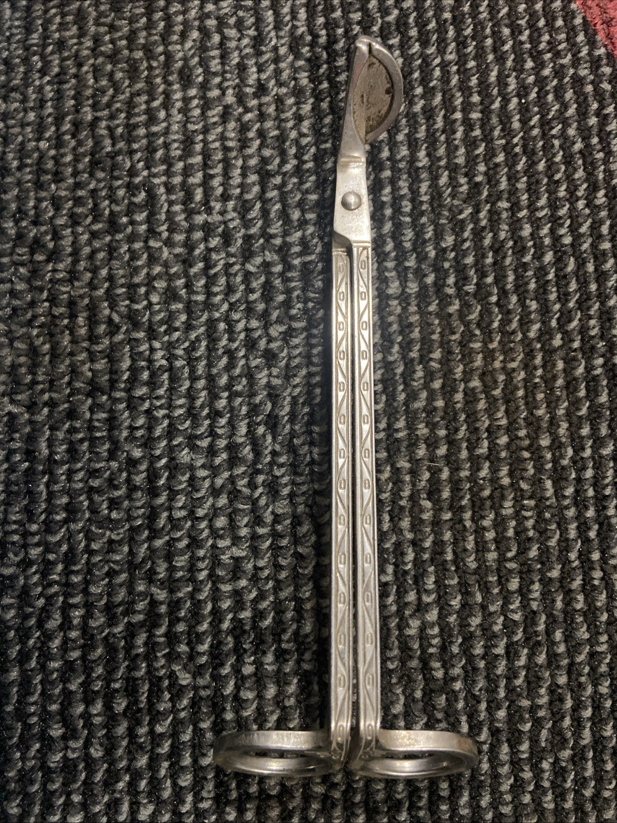 Clean Cut Wick Trimmer Cutter Scissors Silver Boho Helpful Pre Owned