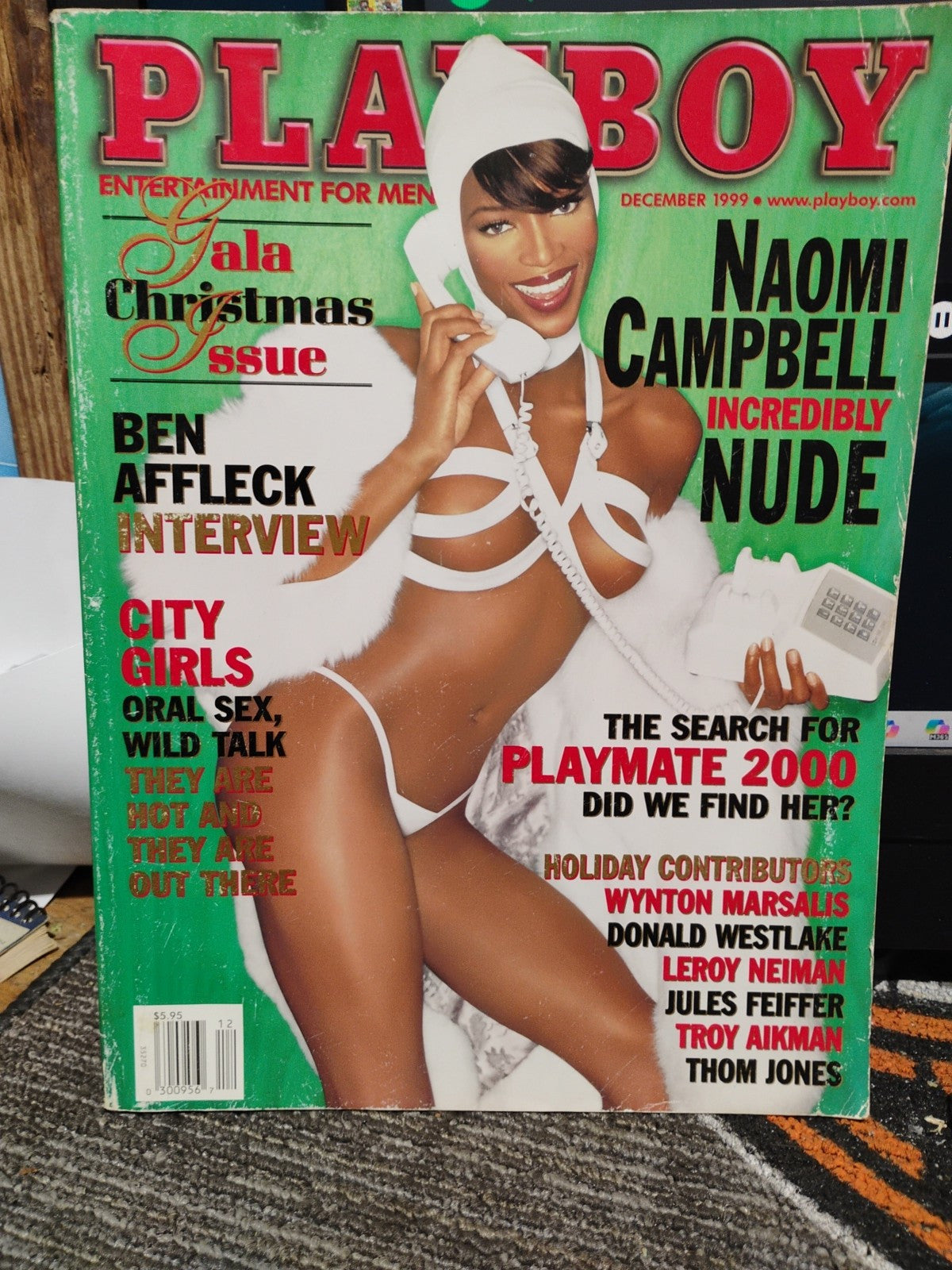 Playboy Magazine Bk Issue December 1999 Playmate Brooke Richards Naomi Campbell