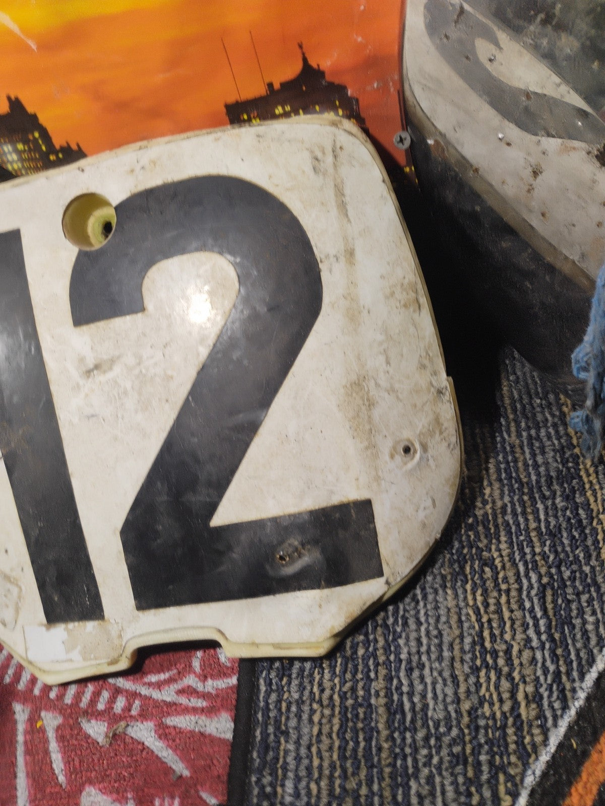 93 Husaberg Number Plates