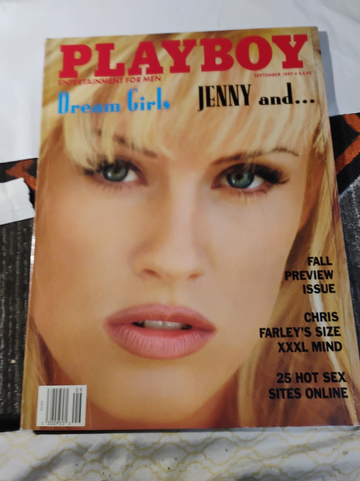 PLAYBOY Magazine, SEPTEMBER 1997, JENNY MCCARTHY COVER, PAMELA ANDERSON!