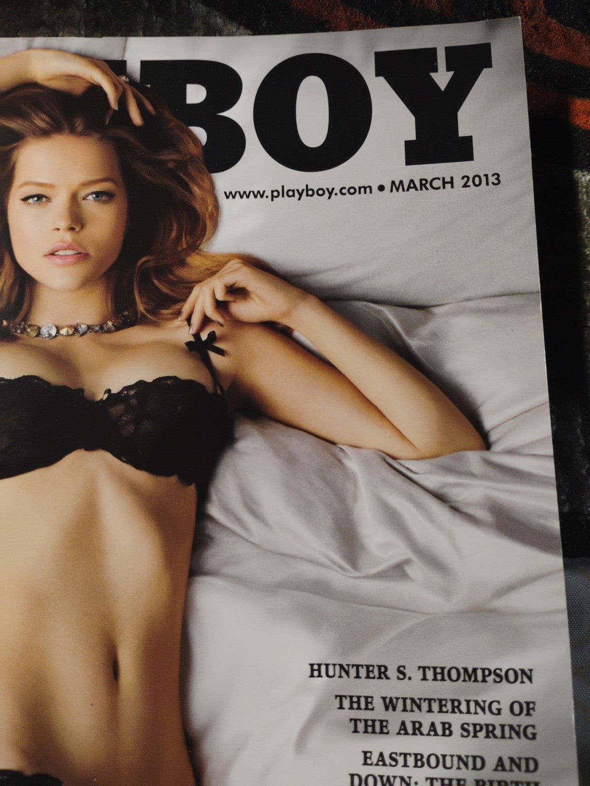 Playboy Magazine March 2013 Playmate Ashley Doris - Lingerie Special Issue 1023