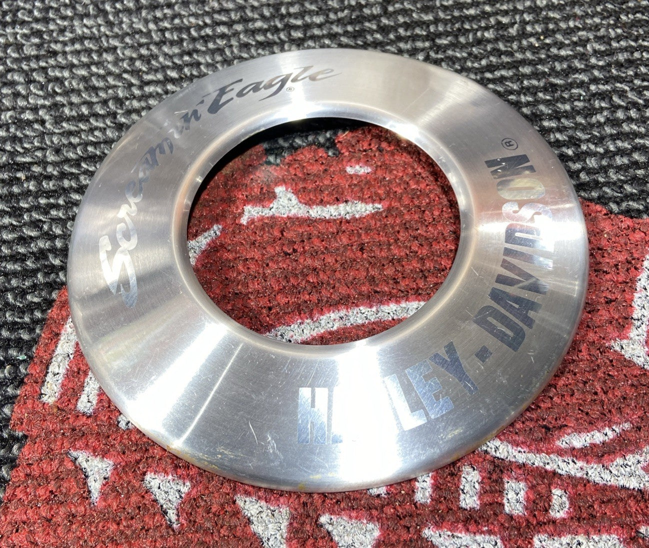 Harley Davidson screamin eagle air filter cover insert trim touring softail dyna