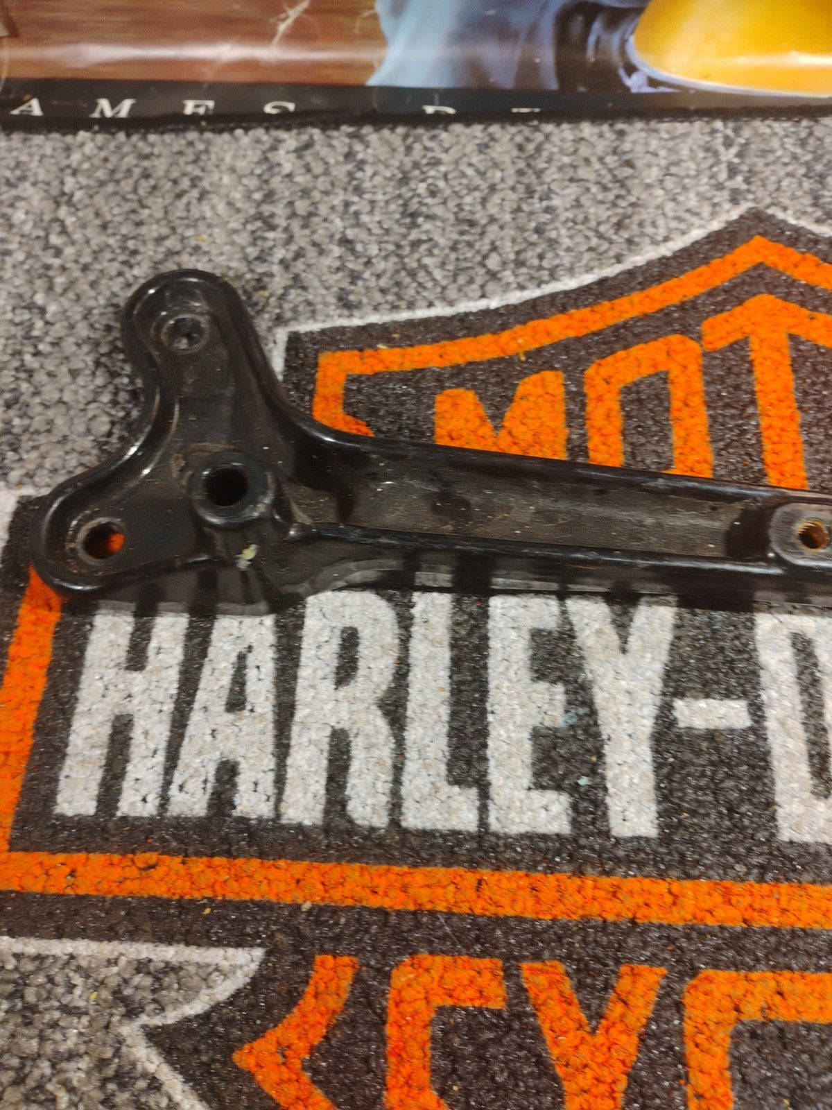 2001 Harley Davidson Fatboy 65436-00 Muffler Support Bracket