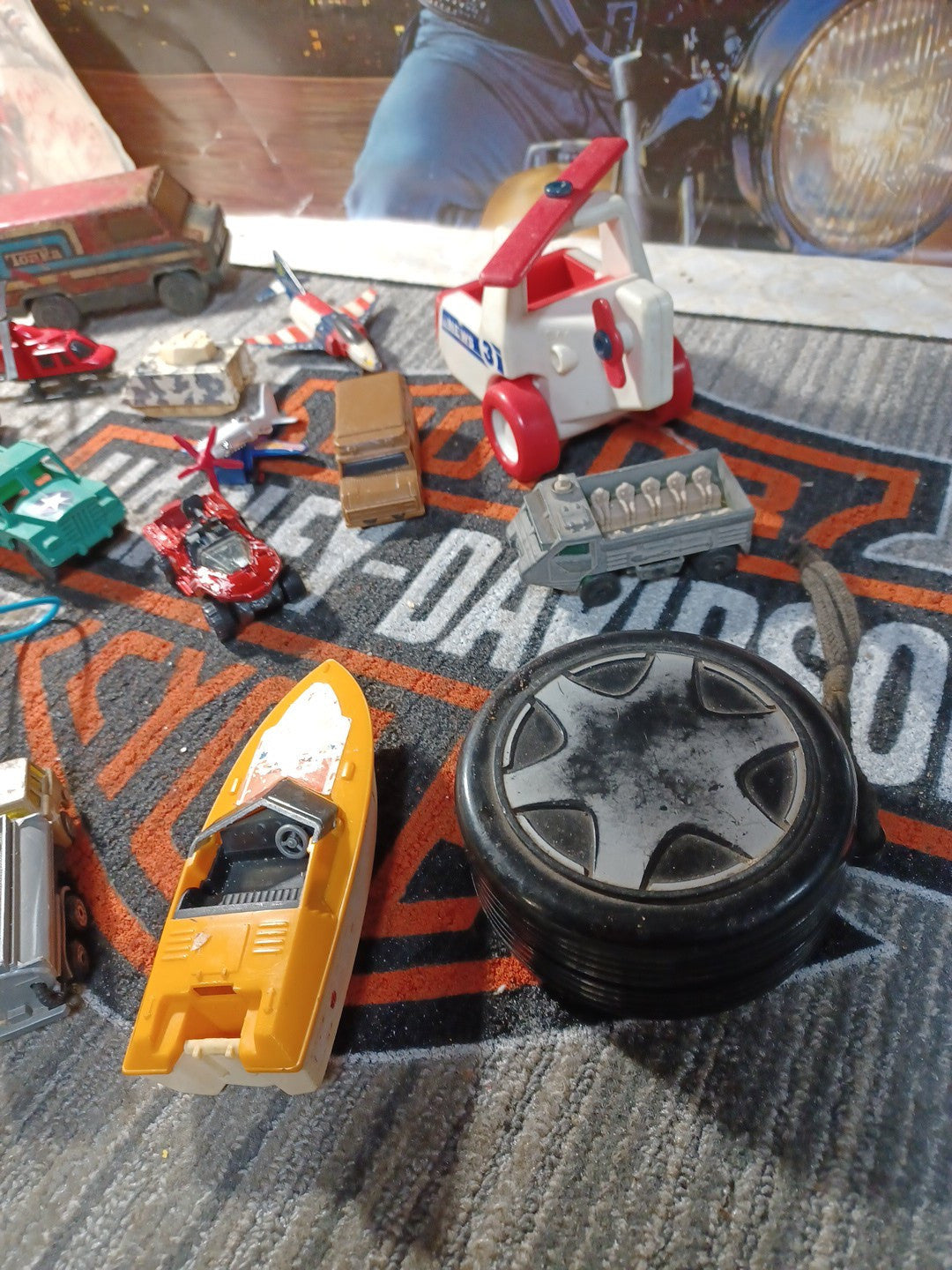 lot of Vintage Toys Army Air Boat Misc 