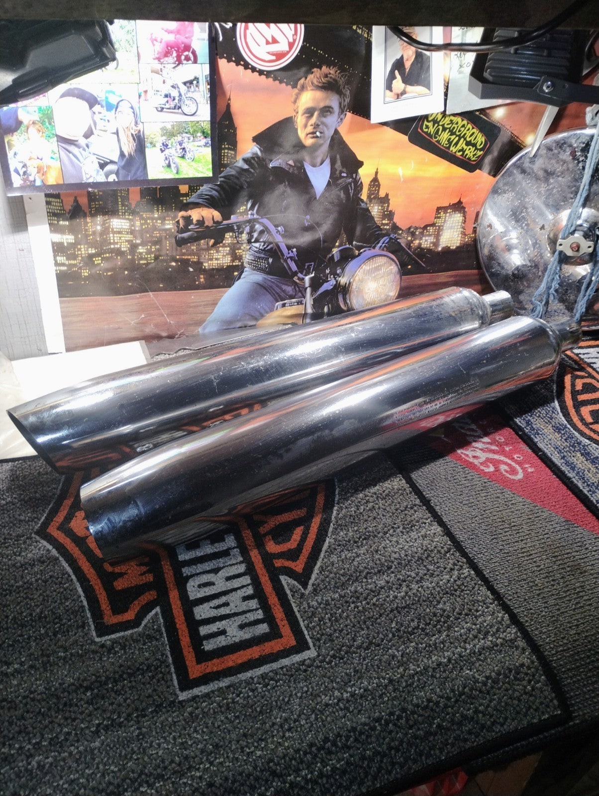 Harley-Davidson Evo Bagger Mufflers OEM 