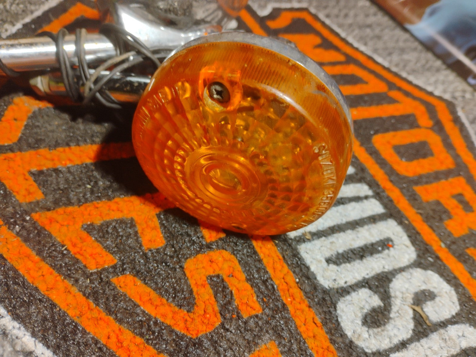 Vintage Suzuki Left & right rear turn signals blinker set Pair WORKING! 