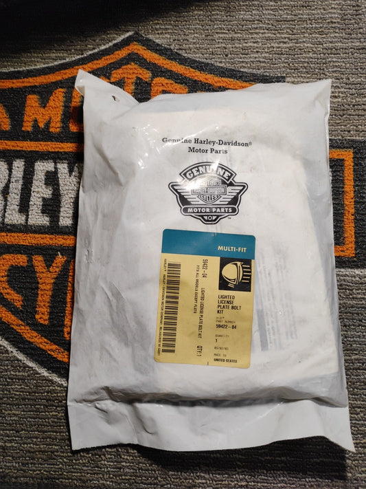  HARLEY LIGHTED LICENSE PLATE BOLT KIT FXD '99-'03 SOFTAIL '00-'05 59422-04