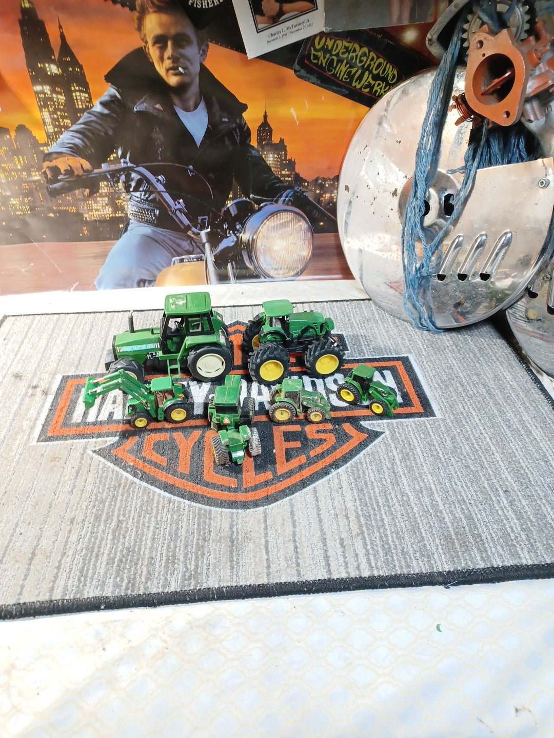 John Deere Toy Tractor Collection  Americana Usa Farmers Feed the World 