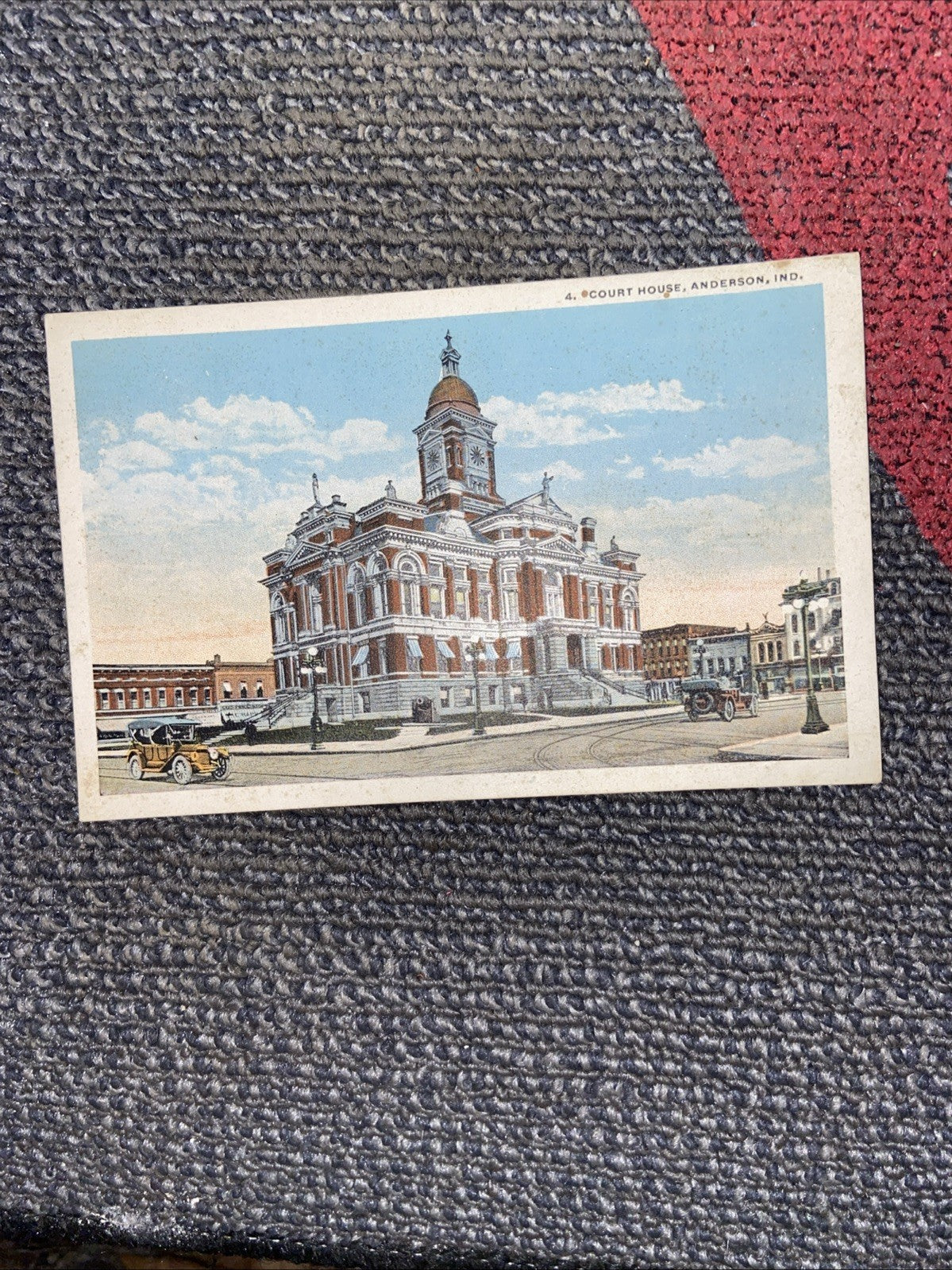 Lot Of 7 Vintage Landmark Anderson IN Post Cards 1930s