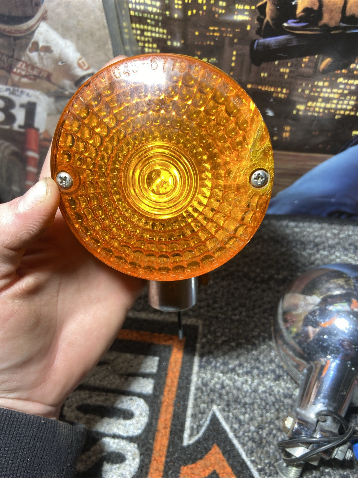 1981 Honda CB650 chrome turn signals blinker directional