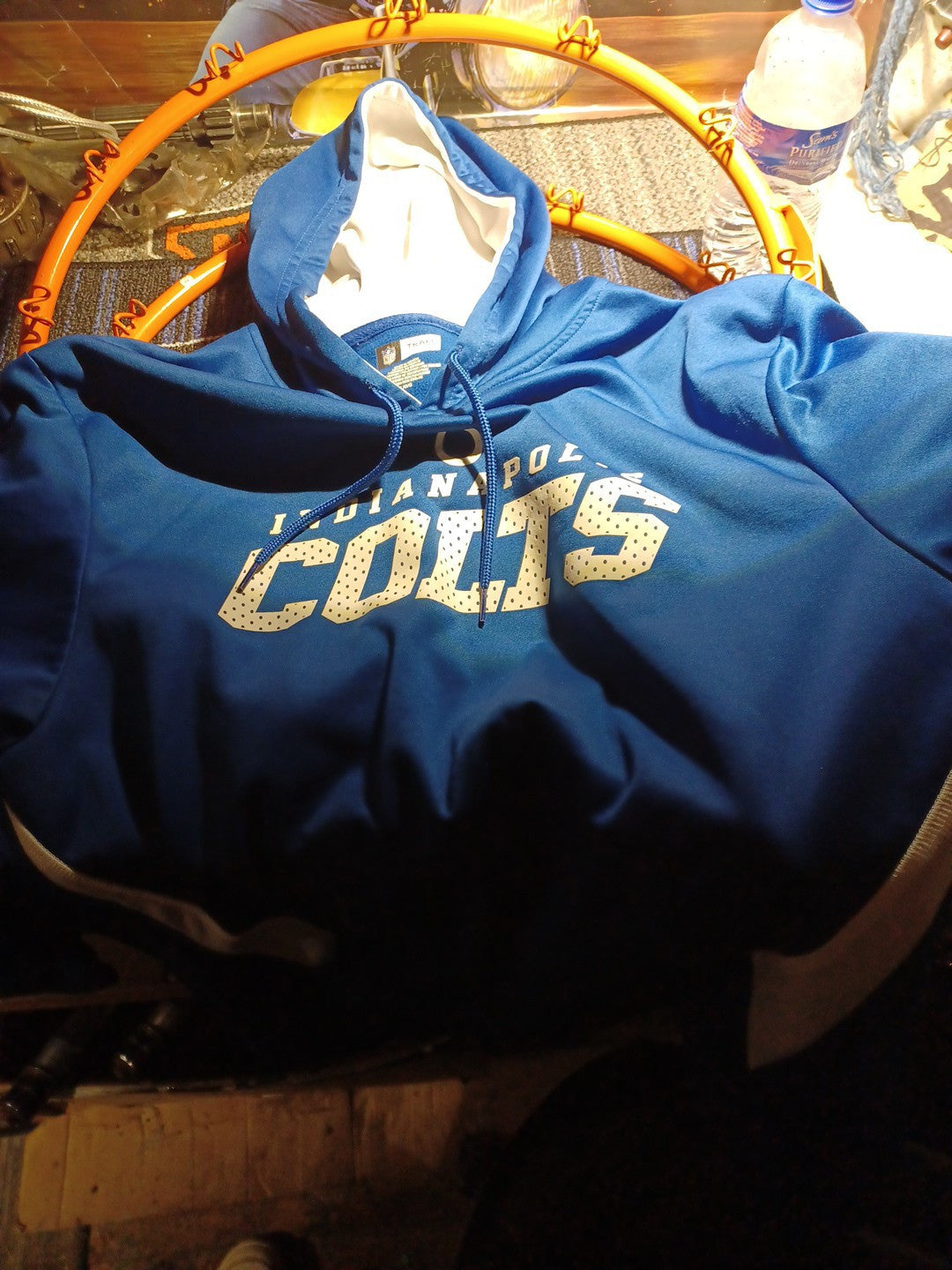Indianapolis Colts New Era Combine Authentic Performance Pullover Hoodie-Small
