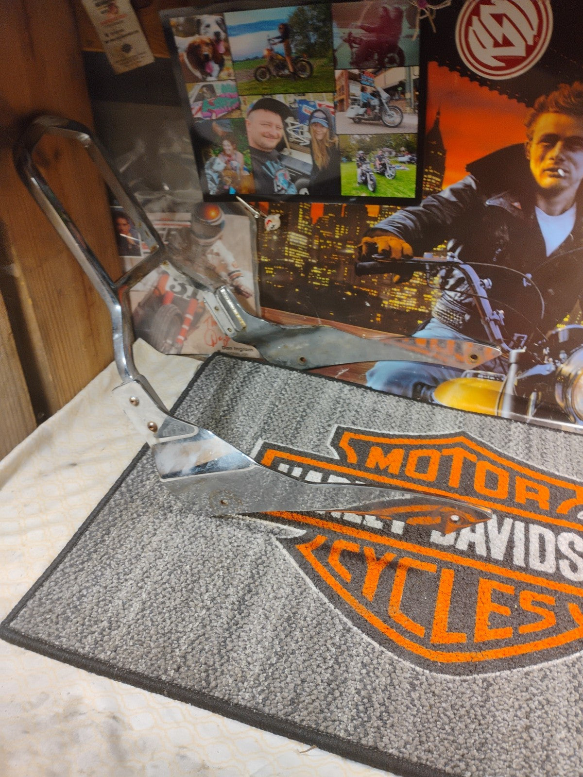 Passenger Backrest Sissy Bar for 2000-2011 Yamaha V Star 1100 Dragstar 1100