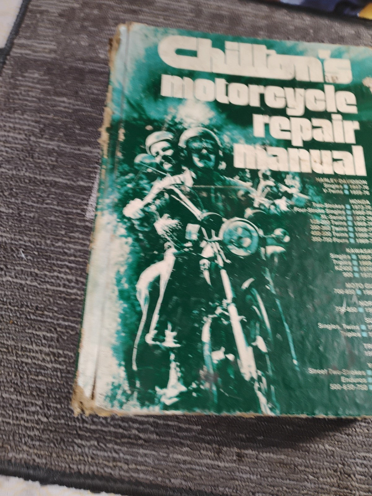 Chilton Motorcycle Manual 1947-76 Harley Davidson Moto Guzzi Triumph Suzuki 6509
