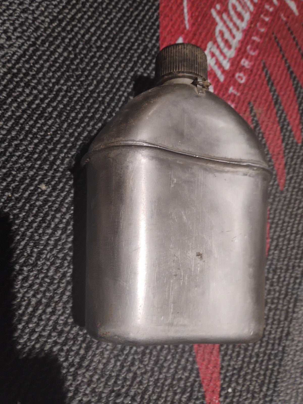 Vintage 1945WWII Canteen G.R.&F. CO  w/ Canvas Holder