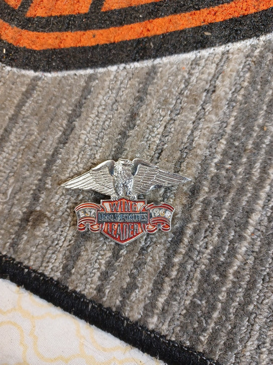 VINTAGE WING LEADER DRAG SPECIALTIES EST 1968 Motorcycle Badge COLLECTABLE