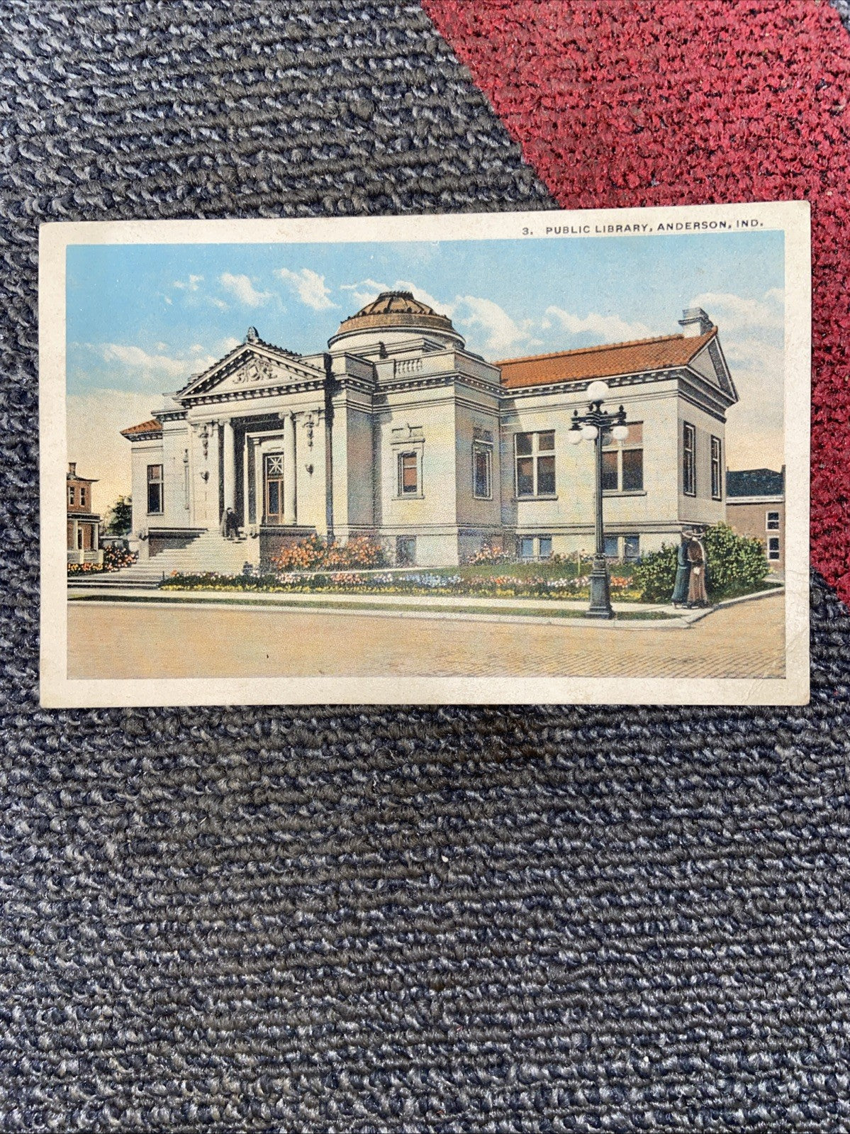 Lot Of 7 Vintage Landmark Anderson IN Post Cards 1930s