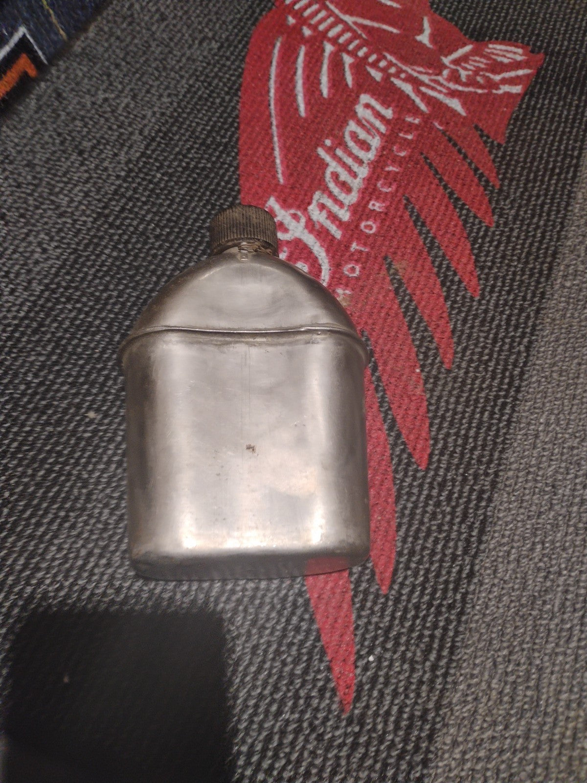 Vintage 1945WWII Canteen G.R.&F. CO  w/ Canvas Holder