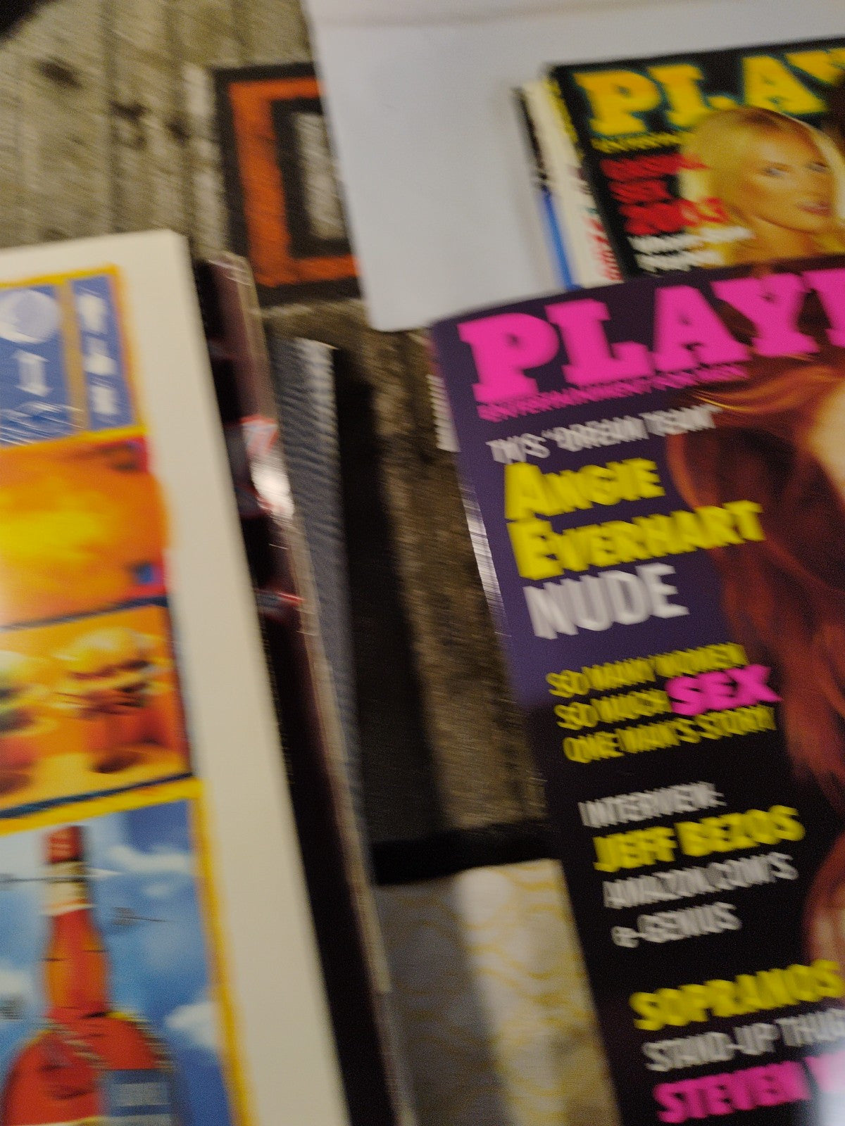 March 1996 Playboy Magazine - Priscilla Taylor, John Travolta Interview - Vintag