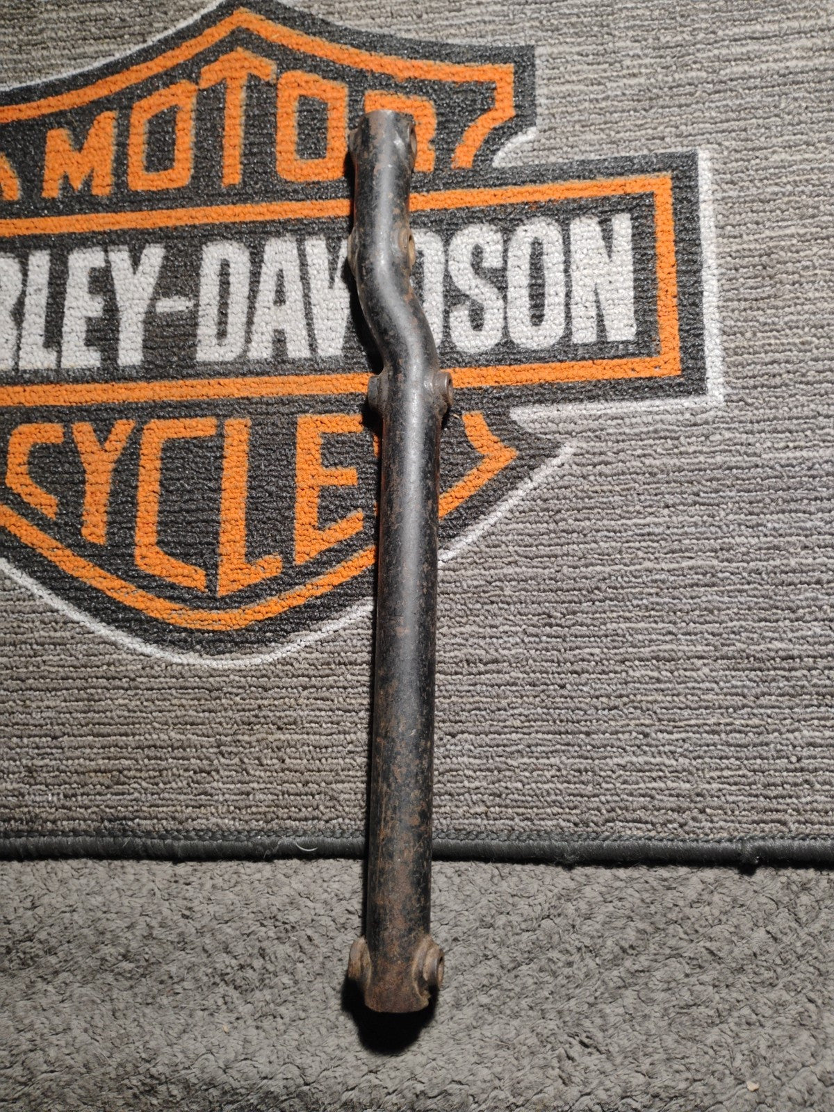 Harley Original Exhaust Support Holder Exhaust Mount Black Panhead