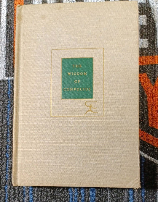 The Wisdom of Confucius, Modern Library, Lin Yutang, 1938 Edition!