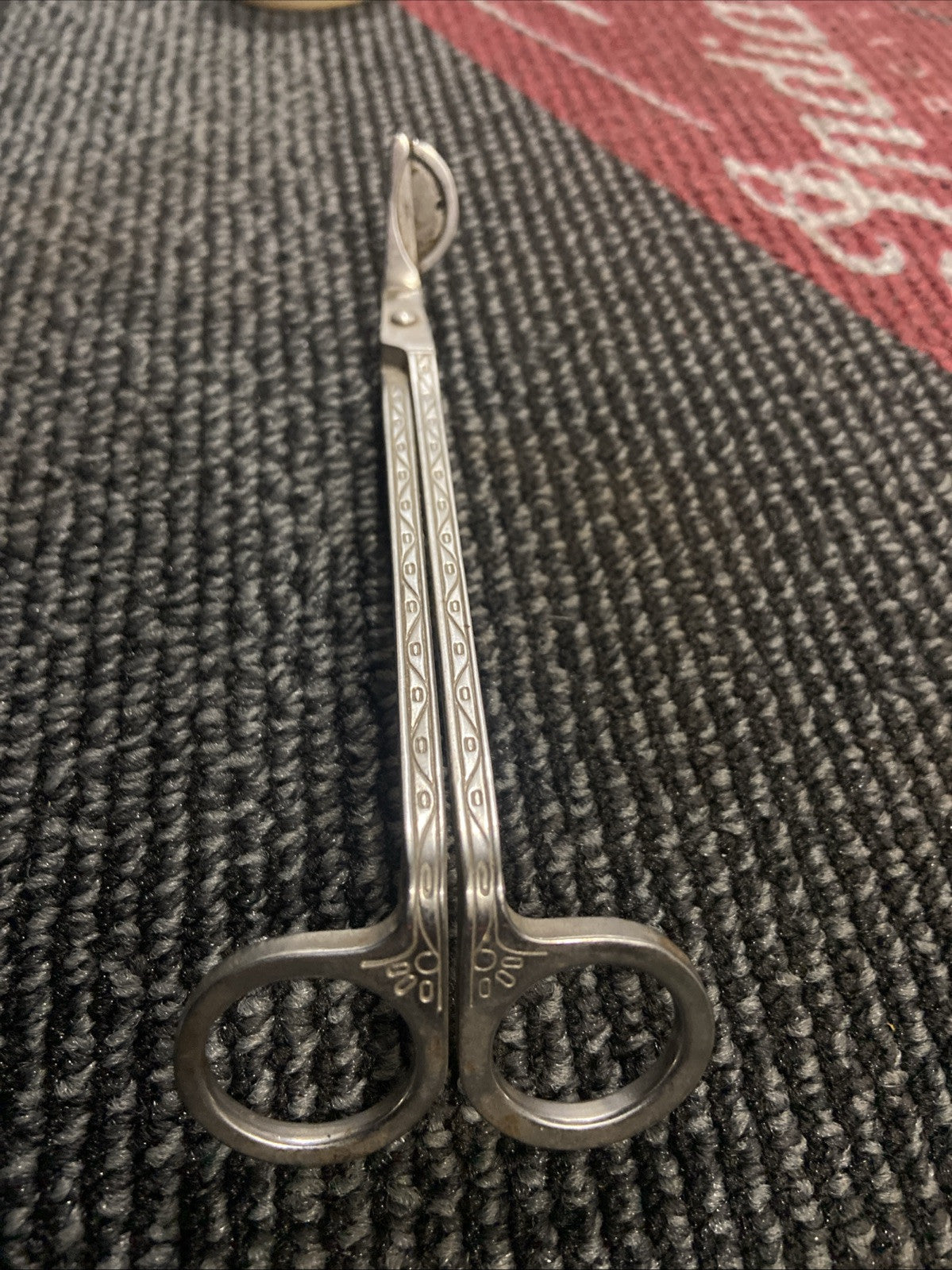 Clean Cut Wick Trimmer Cutter Scissors Silver Boho Helpful Pre Owned