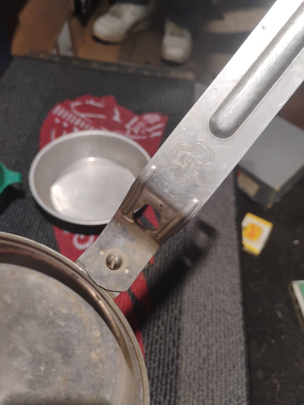 Vintage Boy Scouts of America Mess Kit Cooking Camping Set Missing Canvas Bag