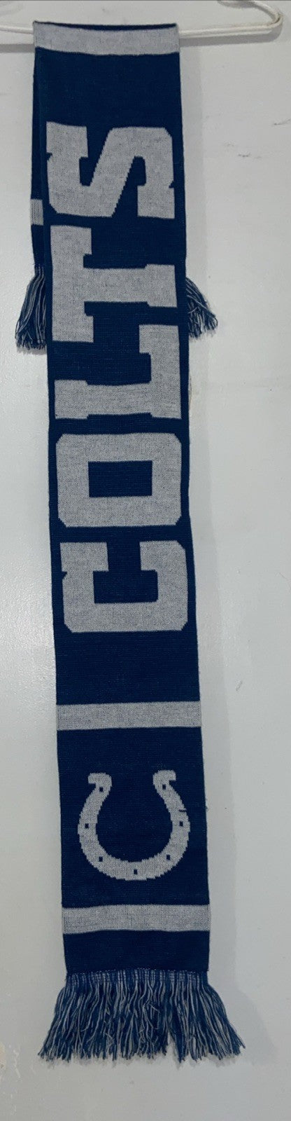 Indianapolis Colts NFL Scarf BRAND NEW Horse Shoe Logo Game Day Give away 1/2/22