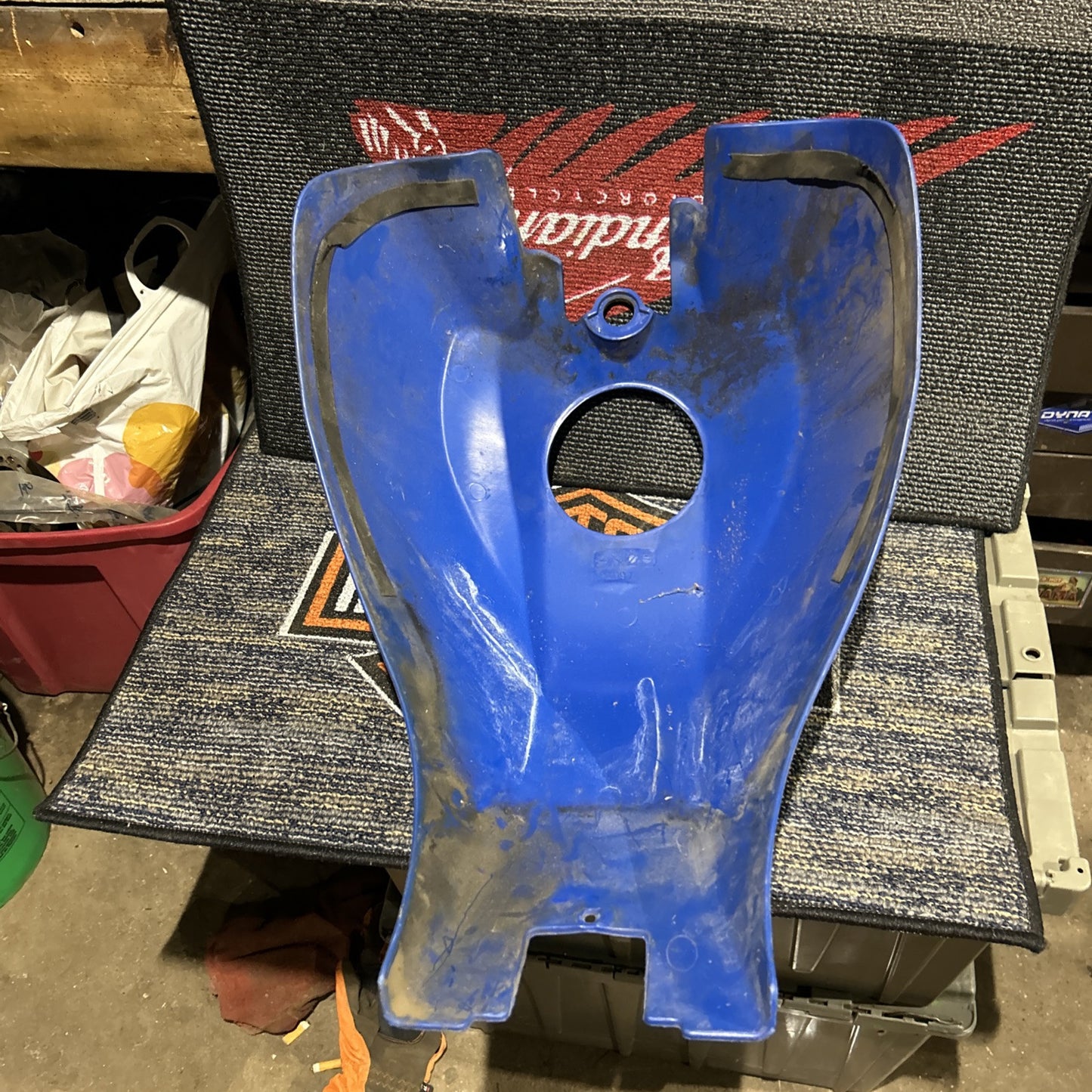 01 BUELL BLAST FUEL TANK COVER BLUE OEM
