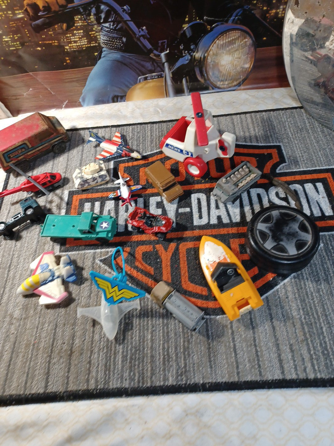 lot of Vintage Toys Army Air Boat Misc 