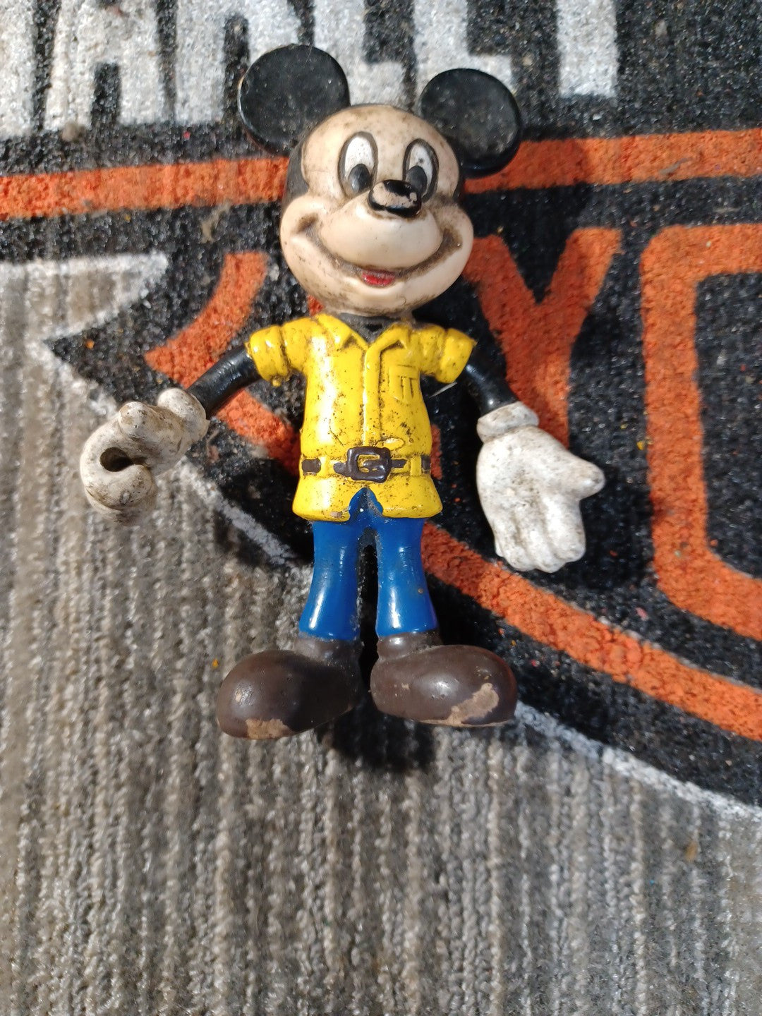 Walt Disney company vintage bendable Mickey mouse large