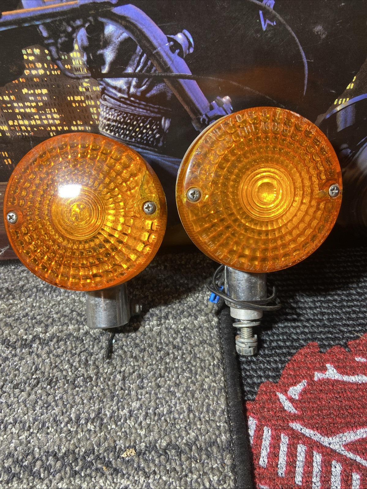 1981 Honda CB650 chrome turn signals blinker directional