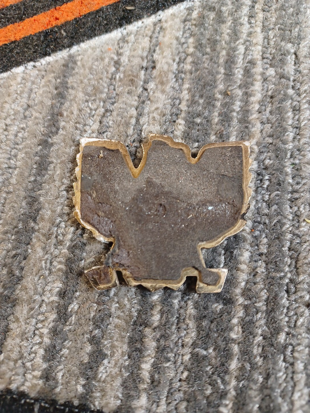 Honda OEM Fuel Tank Side Cover Fender Black & Gold Gold Wing Badge Emblem