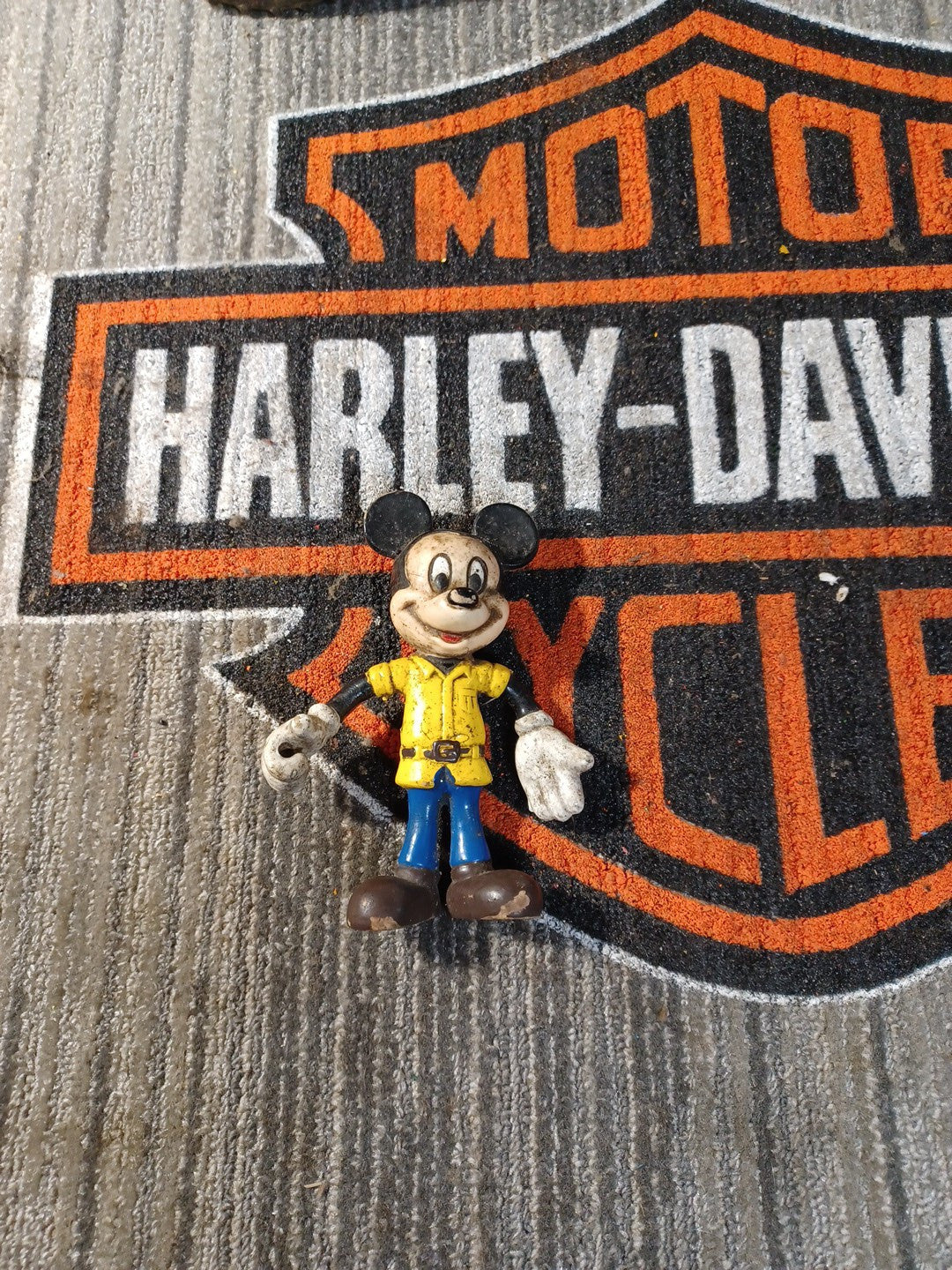 Walt Disney company vintage bendable Mickey mouse large