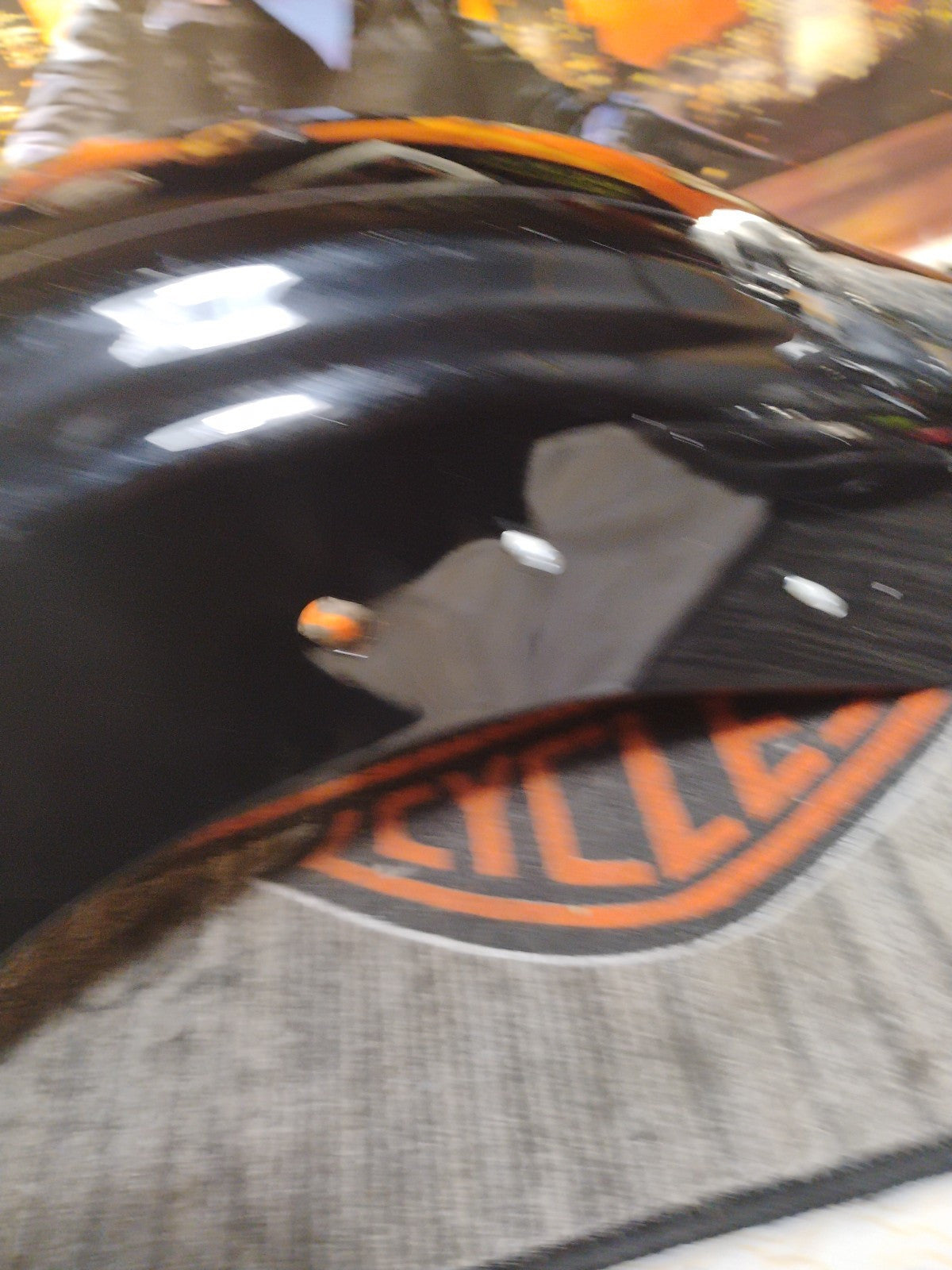 2010-2023 Harley Touring Rear Fender Vivid Black w/ Pinstripe FLHXS FLTRXS