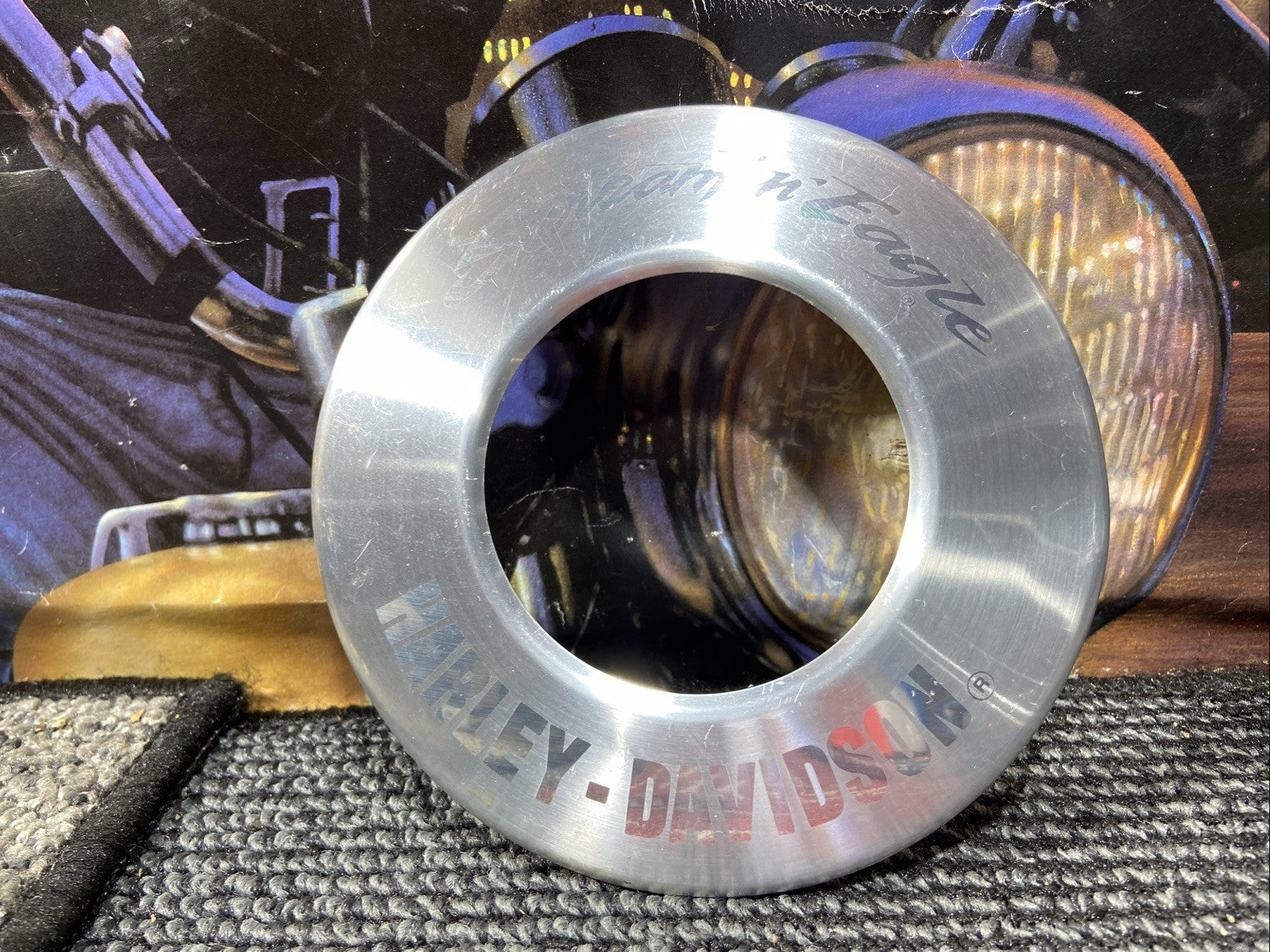 Harley Davidson screamin eagle air filter cover insert trim touring softail dyna