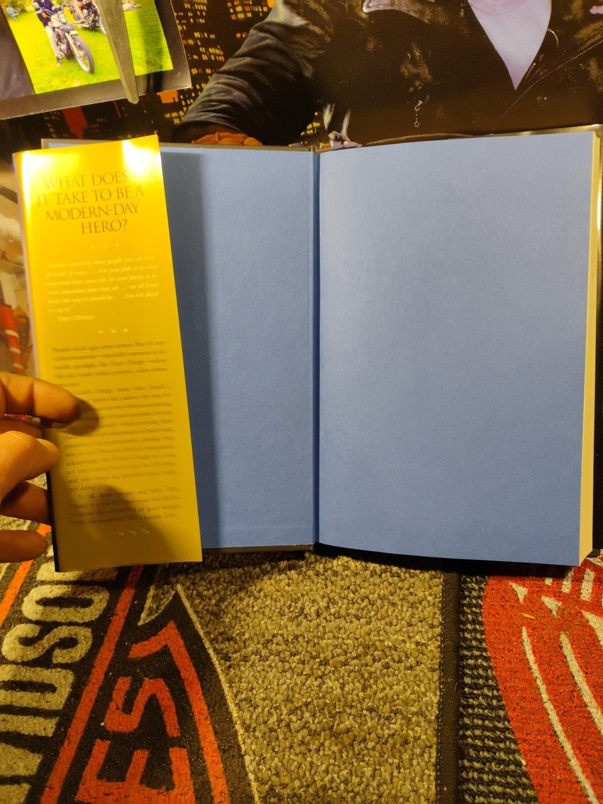 Quiet Strength Tony Dungy With Nathan Whitaker Colts Football Coach Hard Back DJ