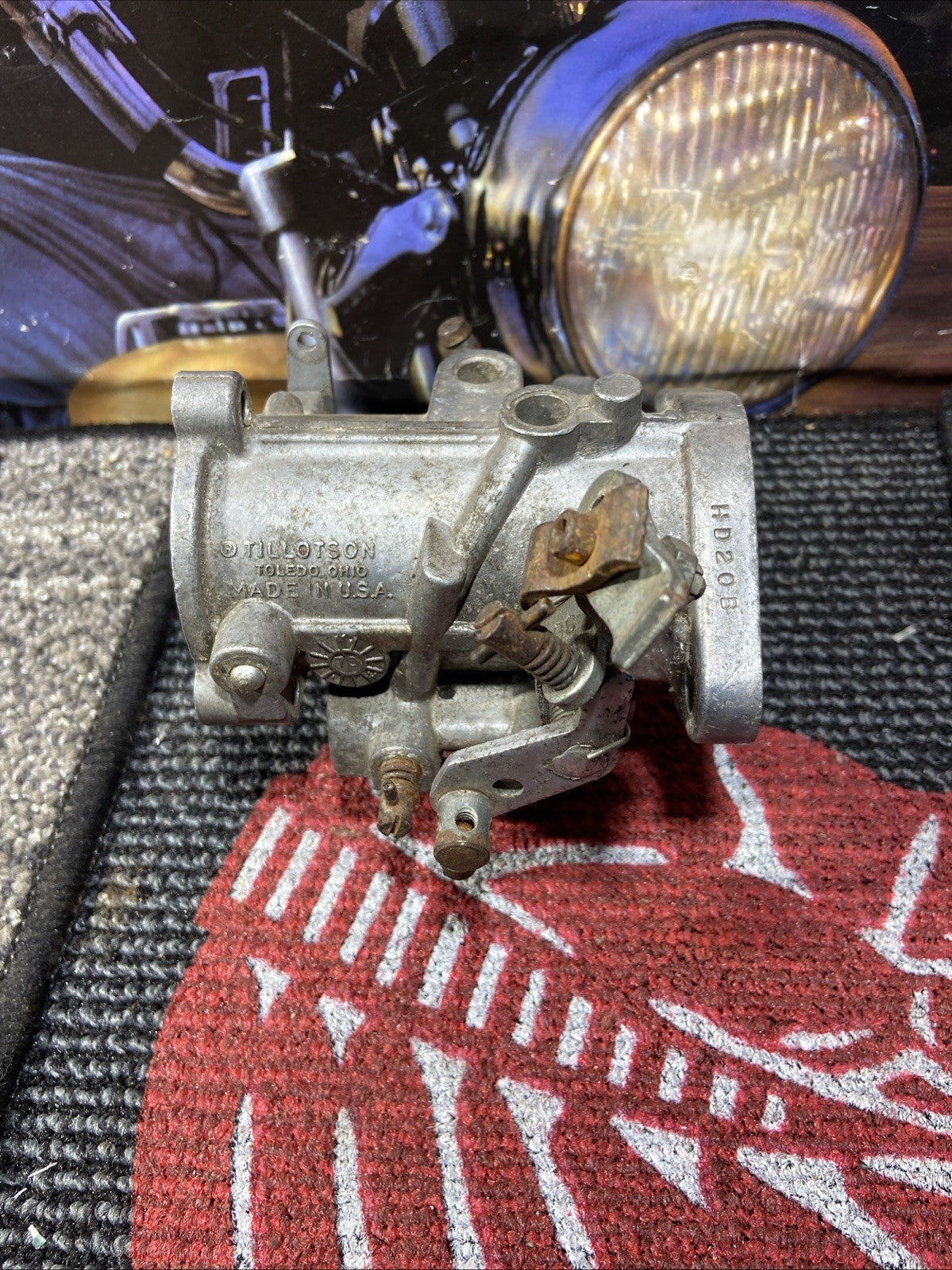 Harley Davidson Tillotson Snow Mobile HD2AB Carburetor For Parts