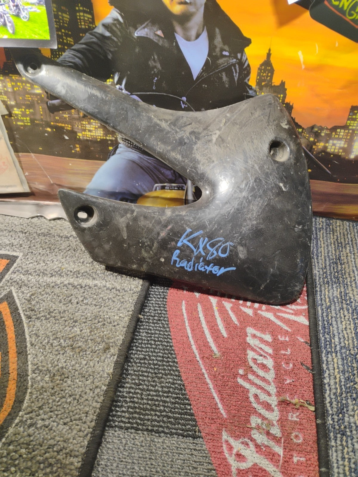 2003 KAWASAKI KLX 110    LEFT / Right TANK COVER  49089-1144 No Cracks