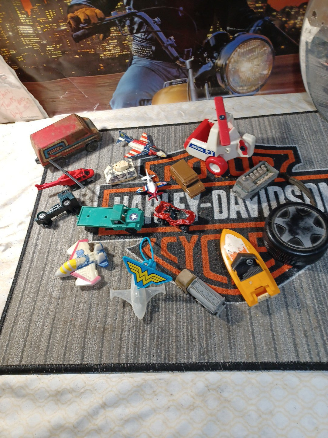 lot of Vintage Toys Army Air Boat Misc 