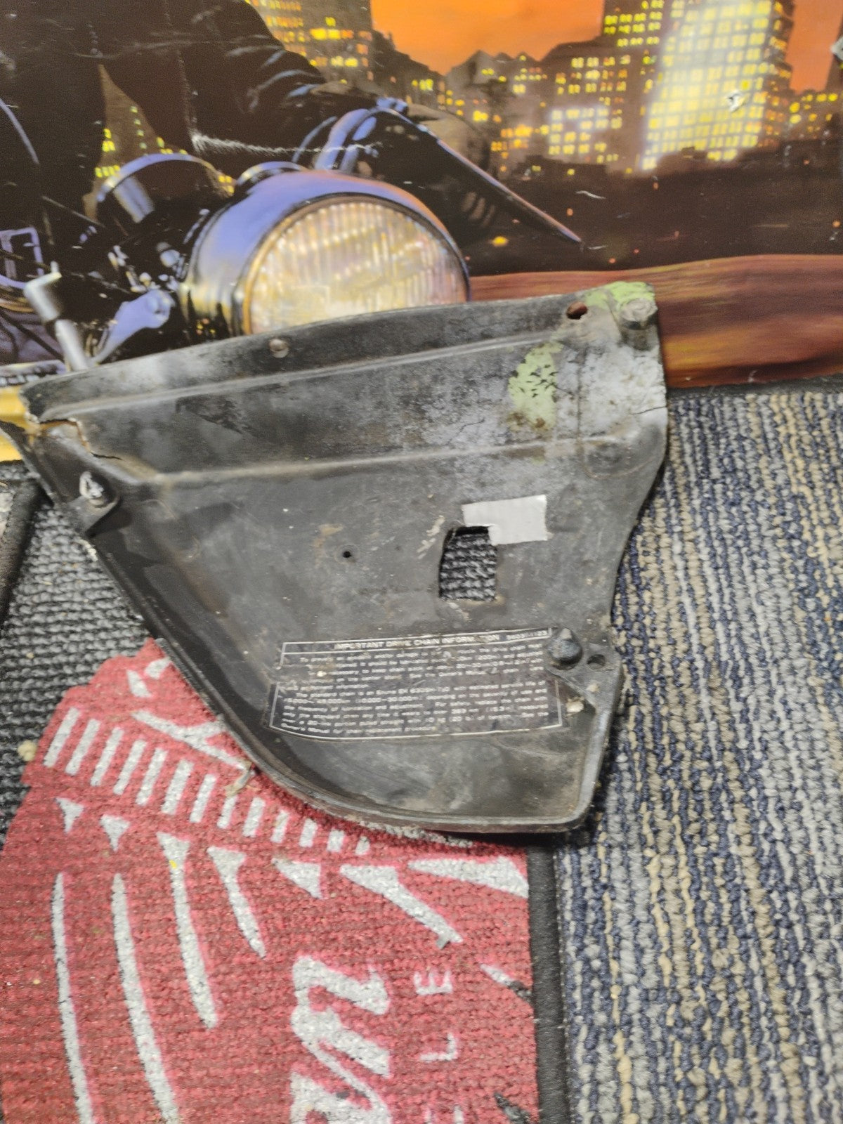 KAWASAKI KZ650 KZ 650 CSR 650 LEFT SIDE FRAME COVER LEFT SIDE COVER   C2