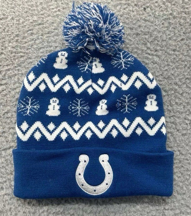 Indianapolis Colts Main Gate Winter Snowman Beanie